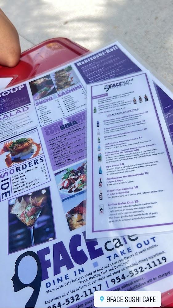 9 Face Sushi Cafe Menu image 3